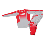 Conjunto Radikal Flux Red-grey Factory - Motocross/atv/mx - Imagen 4