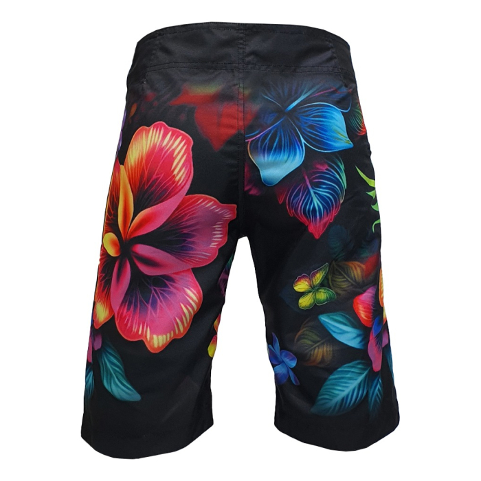 Bermuda Flowers Radikal Racing Casual/baño - Imagen 3