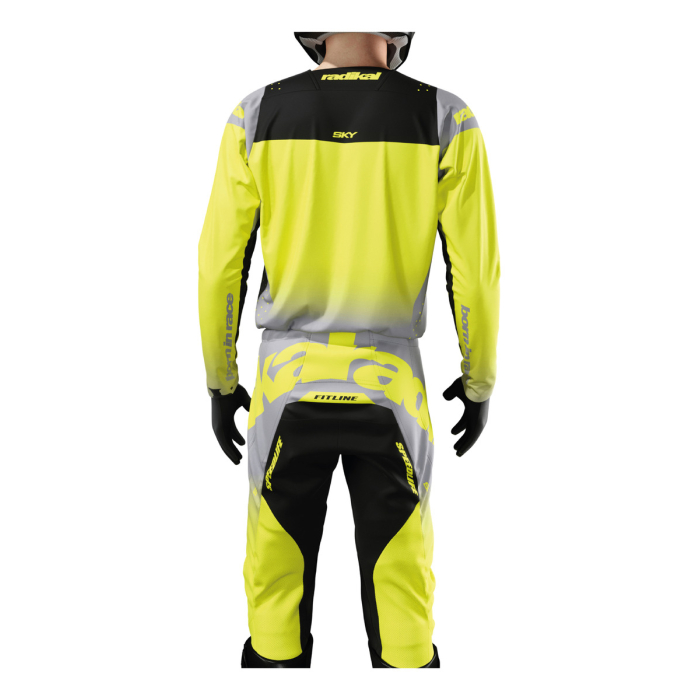 Conjunto Radikal Sky Gris - Motocross / Atv / Mx - Imagen 3