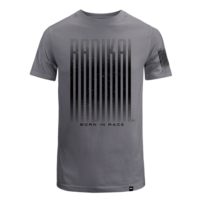 Remera Algodon Long Gris Radikal - Imagen 1