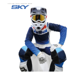 Conjunto Radikal Sky Azul - Motocross / Atv / Mx - Imagen 5