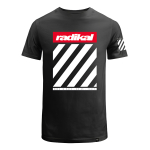 Remera Algodon Radikal Psico Negra