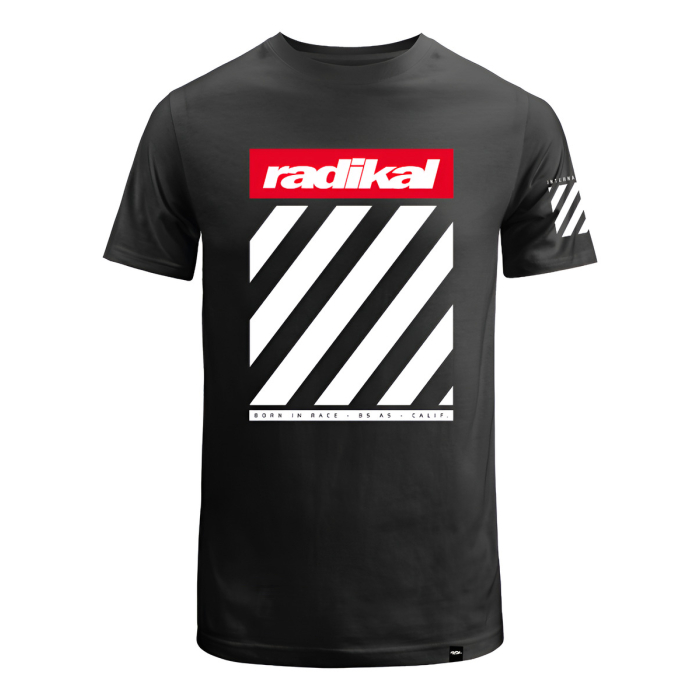 Remera Algodon Radikal Psico Negra - Imagen 1
