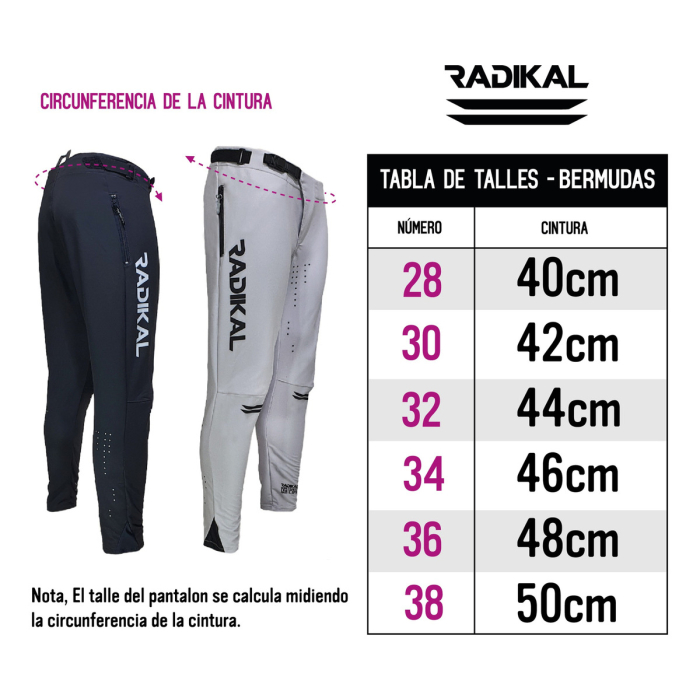 Pantalon Radikal Racing Dh Flex Negro Bici Bike Bmx Mtb - Imagen 5