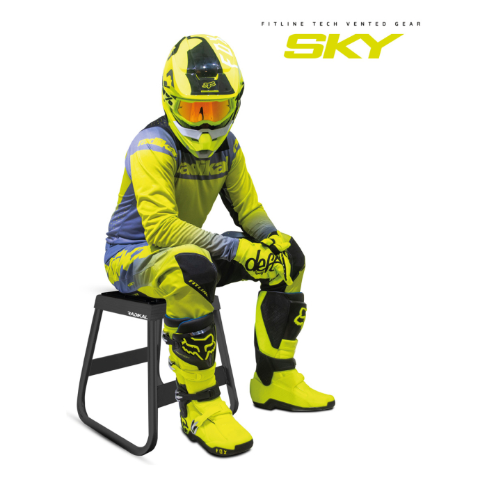 Conjunto Radikal Sky Gris - Motocross / Atv / Mx - Imagen 4