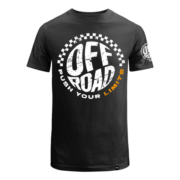 Remera Algodon Off Road Negra Radikal - Imagen 1