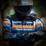 Campera Street Moto Calle Rx1 Naranja Radikal - Imagen 7