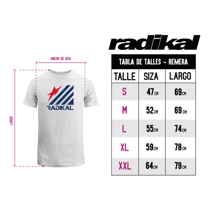 Remera Algodon Radikal Star Blanca - Imagen 2