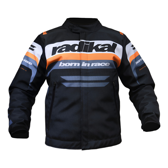 Campera Street Moto Calle Rx1 Naranja Radikal - Imagen 1
