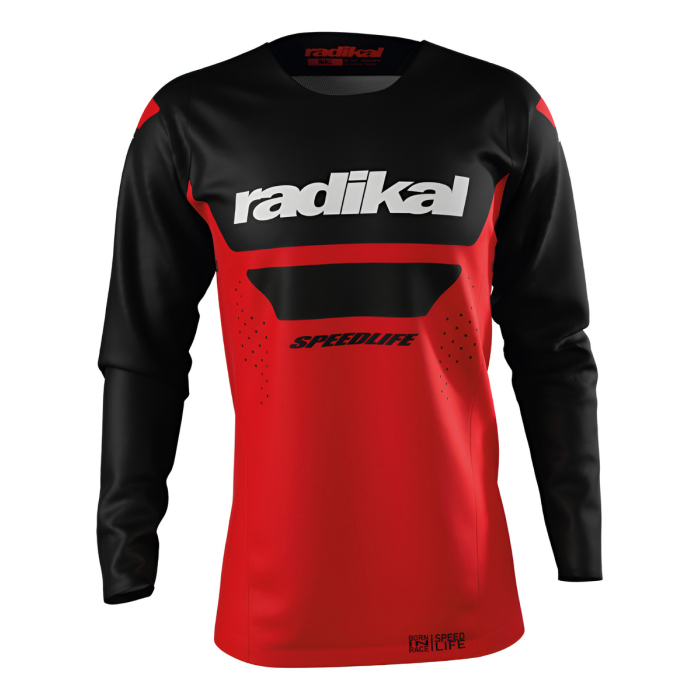 Jersey Radikal Halo Rojo - Motocross / Atv / Mx - Imagen 1