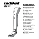 Medias Fluo-magenta Radikal Racing Mx Mtb - Imagen 4
