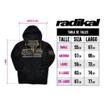 Campera Casual Friza Black Radikal Racing Motocross - Imagen 6