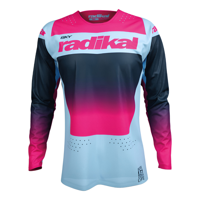 Jersey Radikal Sky Celeste - Motocross / Atv / Mx - Imagen 1