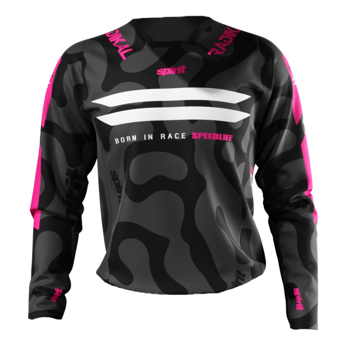 Oferta Jersey Spirit Negro Mx - Radikal - Motocross / Atv - Imagen 1
