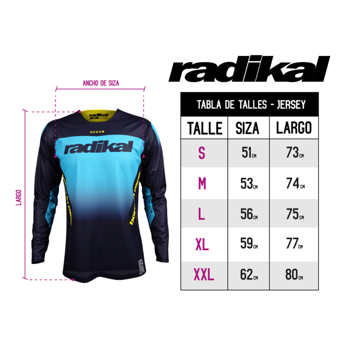 Oferta Jersey Ocean Mx - Radikal - Motocross / Atv - Imagen 4