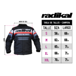 Campera Street Moto Calle Rx1 Rojo Radikal - Imagen 8