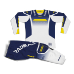 Conjunto Radikal Flux Blue-yellow Factory - Motocross/atv/mx - Imagen 4