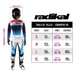 Conjunto Radikal Sky Azul - Motocross / Atv / Mx - Imagen 6