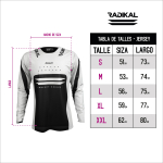 Jersey Concept Series Gris - Radikal - Motocross / Atv - Imagen 7