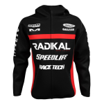 Campera Rompeviento Race Negro Radikal