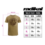 Remera Algodon Off Road Beige Radikal - Imagen 2