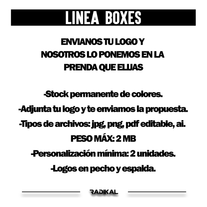 Chaleco Boxes Personalizado X2 Unidades - Imagen 6