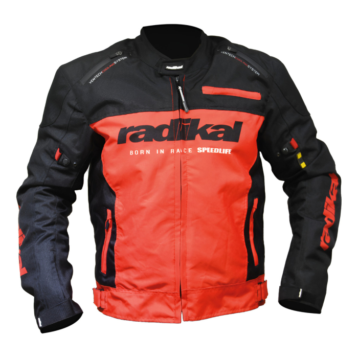 Campera Moto Radikal Ride Impermeable Proteccion Desmontable - Imagen 1