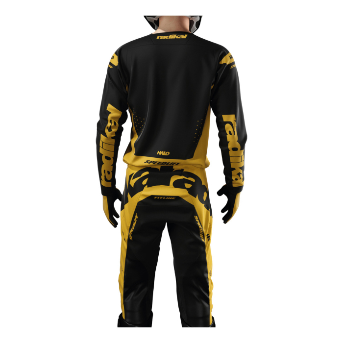 Conjunto Radikal Halo Gold - Motocross / Atv / Mx - Imagen 3