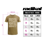 Remera Algodon Radikal Gravity Beige - Imagen 2