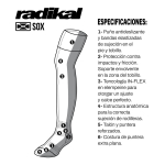 Medias Gris Radikal Racing Mx Mtb - Imagen 4