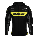 Rompeviento Campera Iron Fluo-negro Radikal Racing