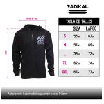Campera Frisa Star Black Radikal Racing - Imagen 5