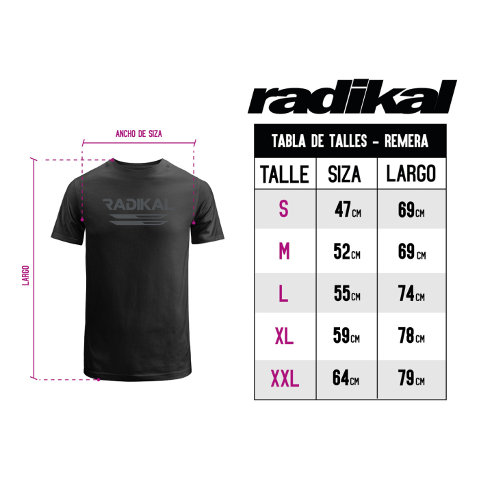 Remera Algodon Radikal Factory Black - Imagen 2