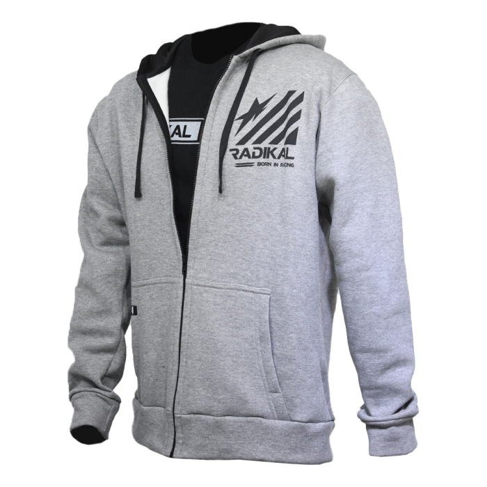Campera Frisa Star Grey Radikal Racing - Imagen 2