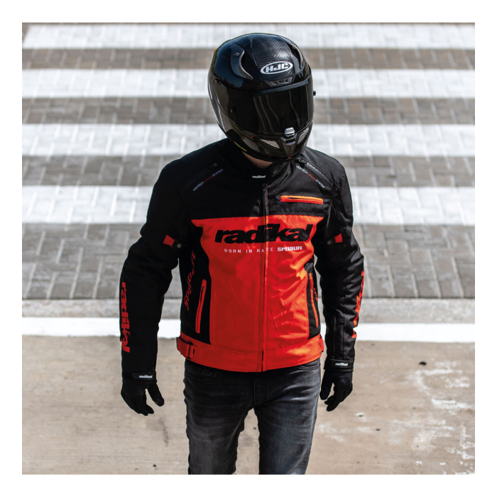 Campera Moto Radikal Ride Impermeable Proteccion Desmontable - Imagen 15