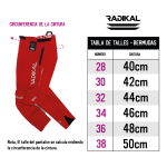 Pantalon Radikal Racing Dh Flex Rojo Bici Bike Bmx Mtb - Imagen 3