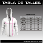 Campera Frisa Star Grey Radikal Racing - Imagen 4