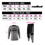 Pantalon Motocross Radikal Flux Grey - Imagen 5