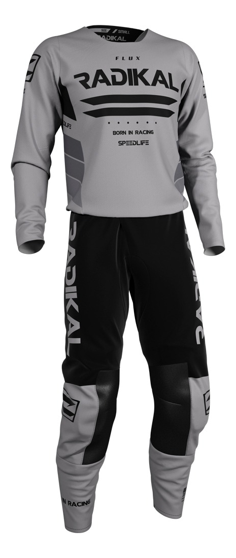 D_815893-MLA83519642909_042025-F.jpg Conjunto Radikal Flux Grey - Motocross / Atv / Mx - Imagen 1