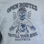 Buzo Hoodie Braap Gris Oscuro - Imagen 2