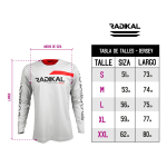 Jersey Downhill Signature Gris Radikal Racing Dh -mtb - Imagen 4