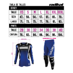 Conjunto Radikal Flux Blue Factory - Motocross / Atv / Mx - Imagen 5