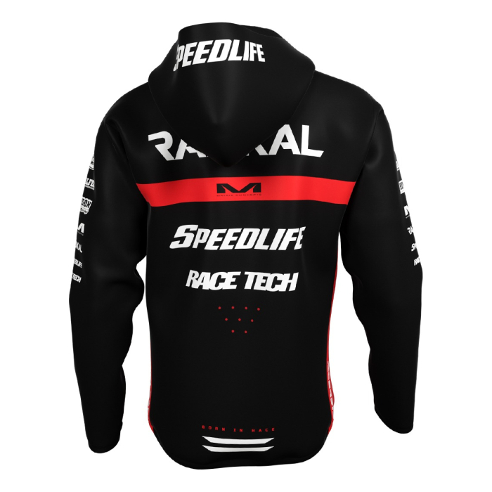 Campera Rompeviento Race Negro Radikal - Imagen 2