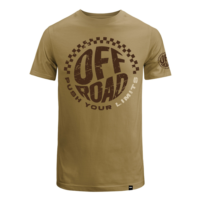 Remera Algodon Off Road Beige Radikal - Imagen 1