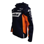Rompeviento Campera Iron Naranja-azul Radikal Racing - Imagen 2