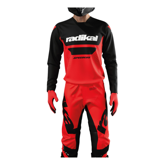 Conjunto Radikal Halo Rojo - Motocross / Atv / Mx - Imagen 1