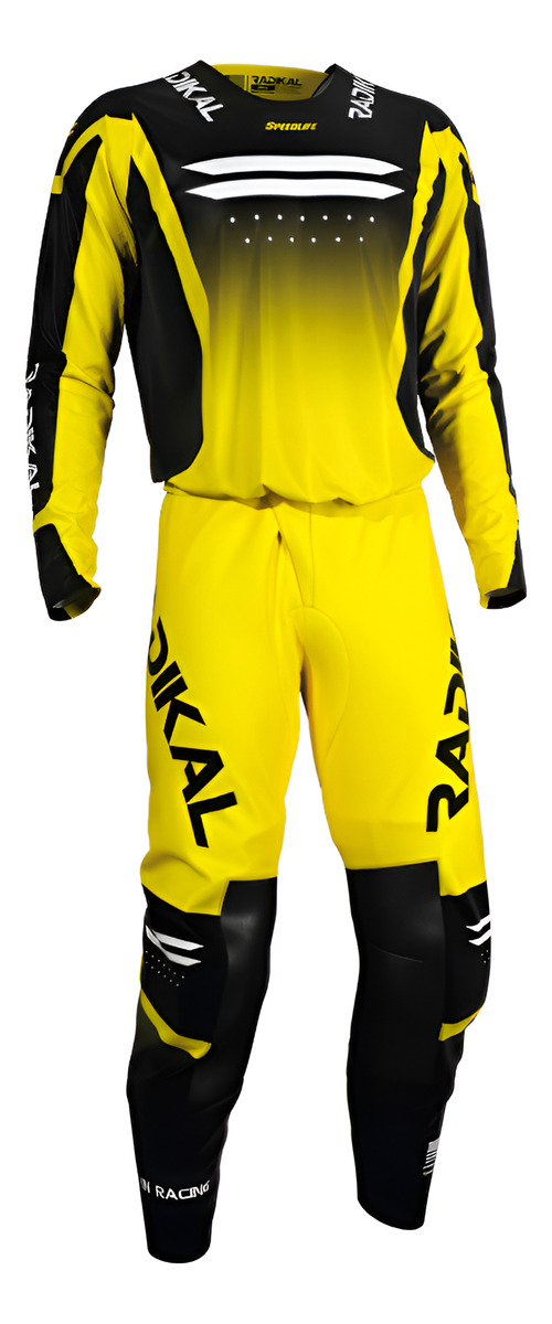 D_866506-MLA90041389137_082025-F.jpg Conjunto Radikal Flux Yellow Factory - Motocross / Atv / Mx - Imagen 1