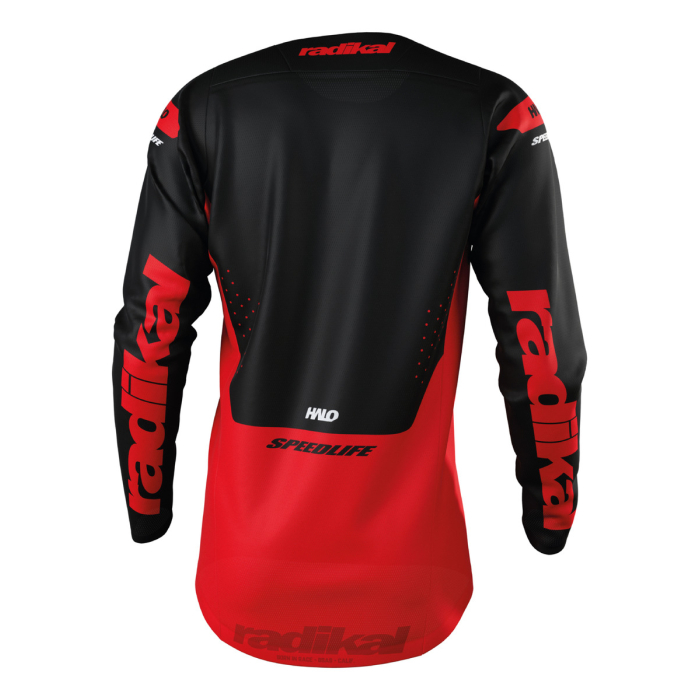 Jersey Radikal Halo Rojo - Motocross / Atv / Mx - Imagen 3