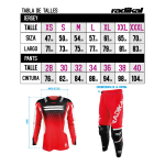 Conjunto Radikal Flux Red Factory - Motocross / Atv / Mx - Imagen 5