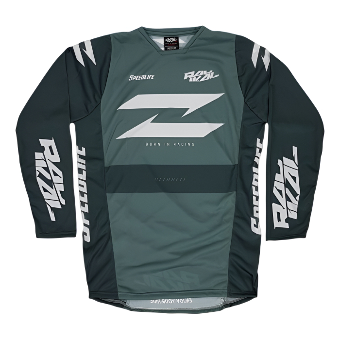 Jersey Downhill Factory Verde Radikal Racing 2023 Dh -mtb - Imagen 1